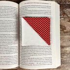 Heart Bookmark | Fabric Bookmark | Book Lover Gift | Valentine Gift | Reader Gift