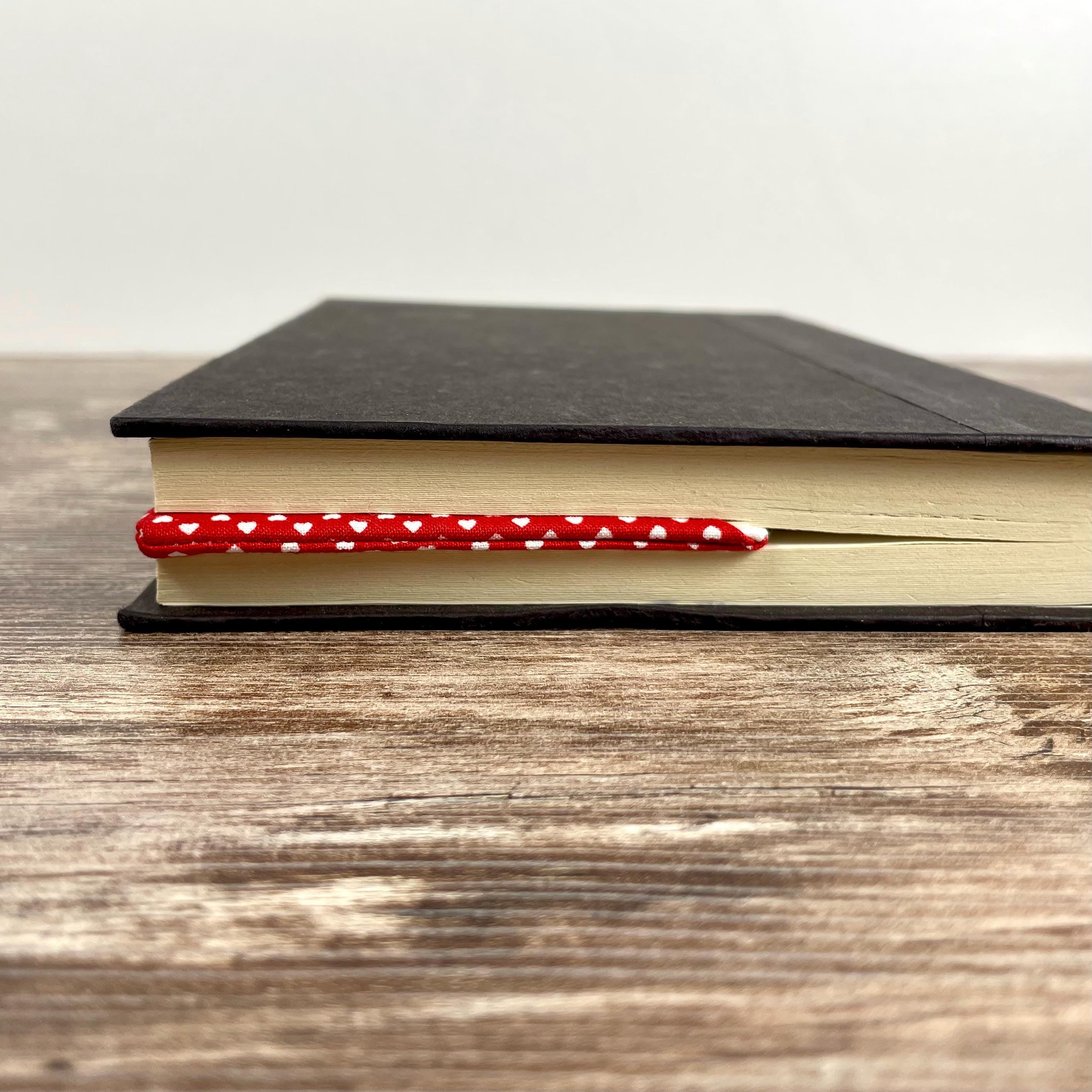 Heart Bookmark | Fabric Bookmark | Book Lover Gift | Valentine Gift | Reader Gift