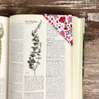 Floral Bookmark | Fabric Bookmark | Book Lover Gift | Valentine Gift | Reader Gift
