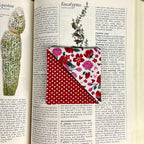 Floral Bookmark | Fabric Bookmark | Book Lover Gift | Valentine Gift | Reader Gift