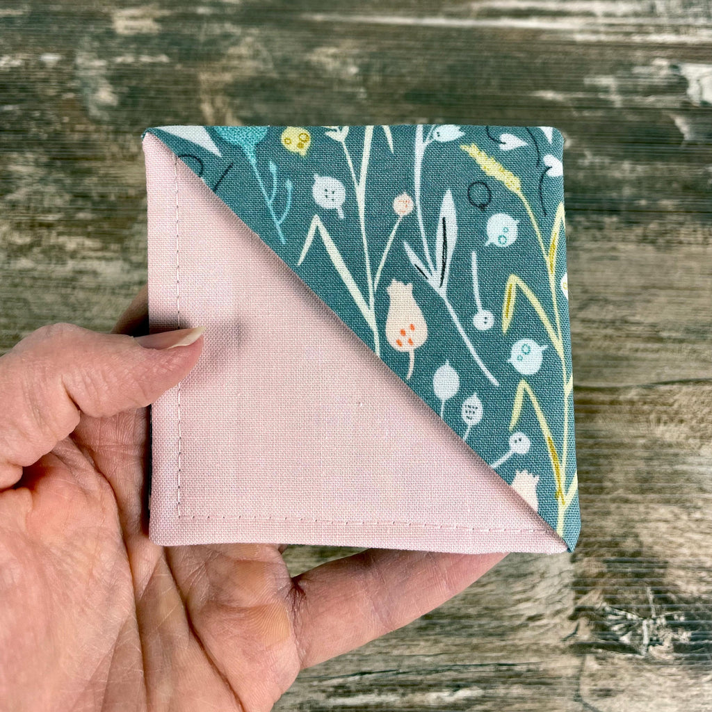 Teal Botanical Bookmark for Garden Lovers Makes a Thoughtful Book Club Exchange Gift