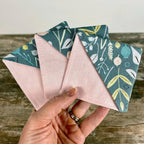 Teal Botanical Bookmark for Garden Lovers Makes a Thoughtful Book Club Exchange Gift