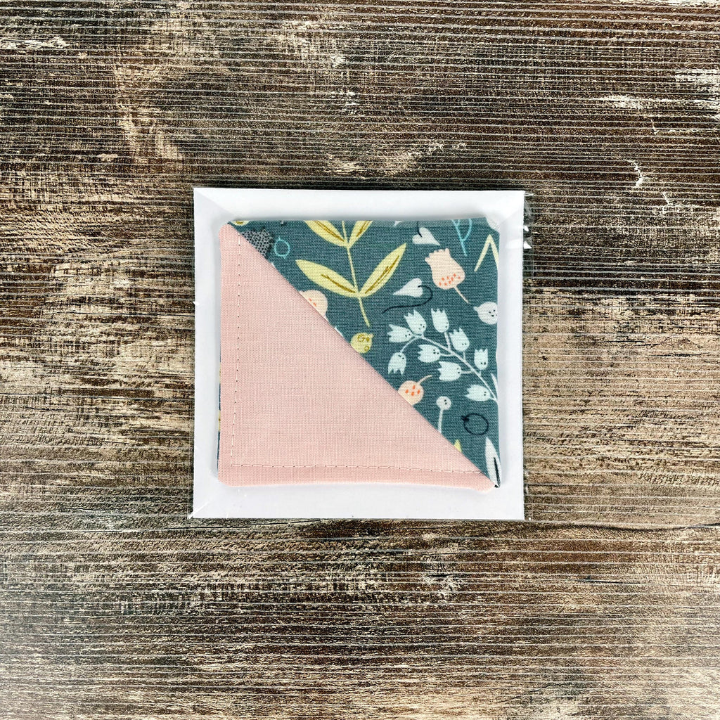 Teal Botanical Bookmark for Garden Lovers Makes a Thoughtful Book Club Exchange Gift