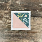 Teal Botanical Bookmark for Garden Lovers Makes a Thoughtful Book Club Exchange Gift