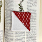 Heart Bookmark | Fabric Bookmark | Book Lover Gift | Valentine Gift | Reader Gift