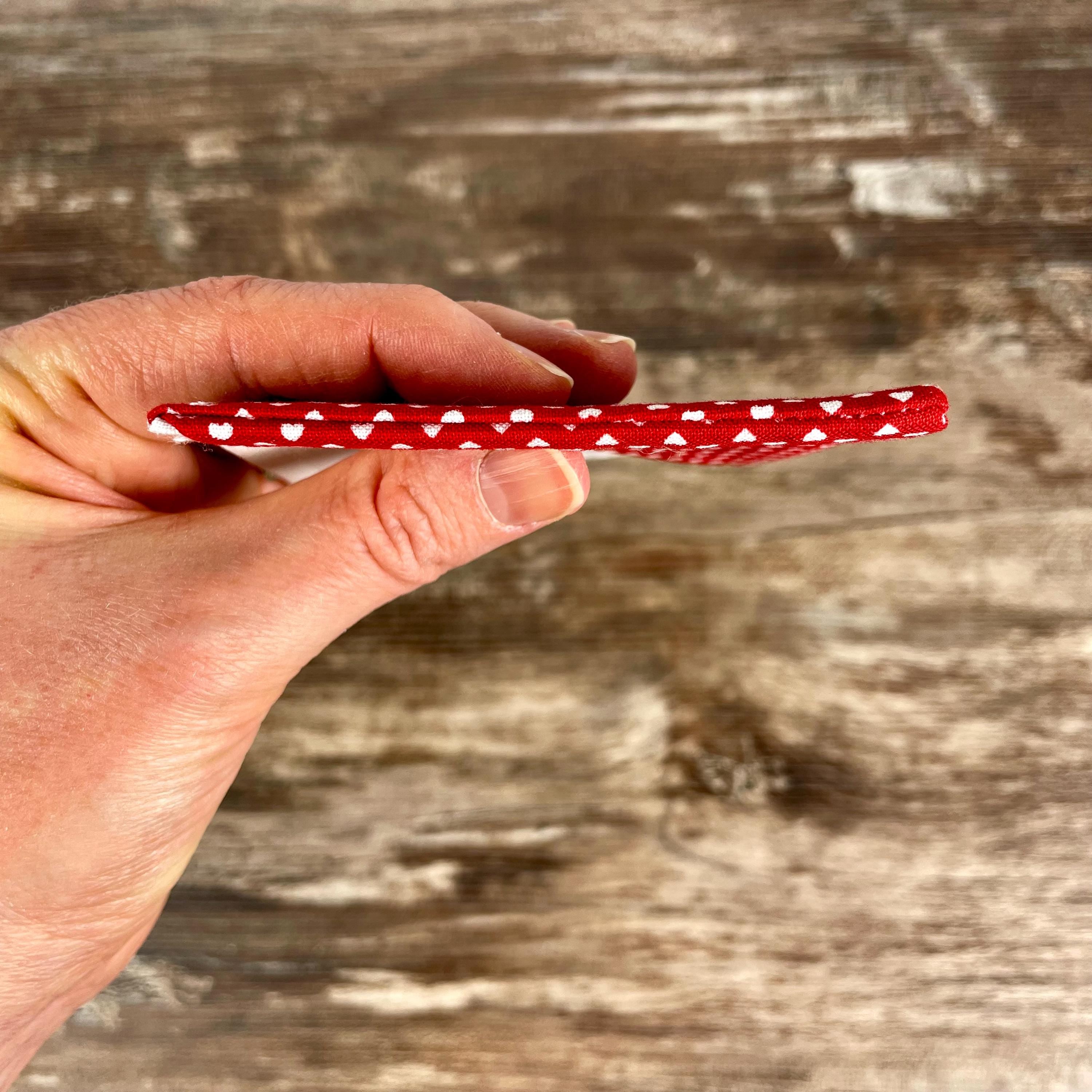 Heart Bookmark | Fabric Bookmark | Book Lover Gift | Valentine Gift | Reader Gift