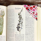 Floral Bookmark | Fabric Bookmark | Book Lover Gift | Valentine Gift | Reader Gift