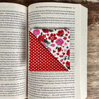 Floral Bookmark | Fabric Bookmark | Book Lover Gift | Valentine Gift | Reader Gift