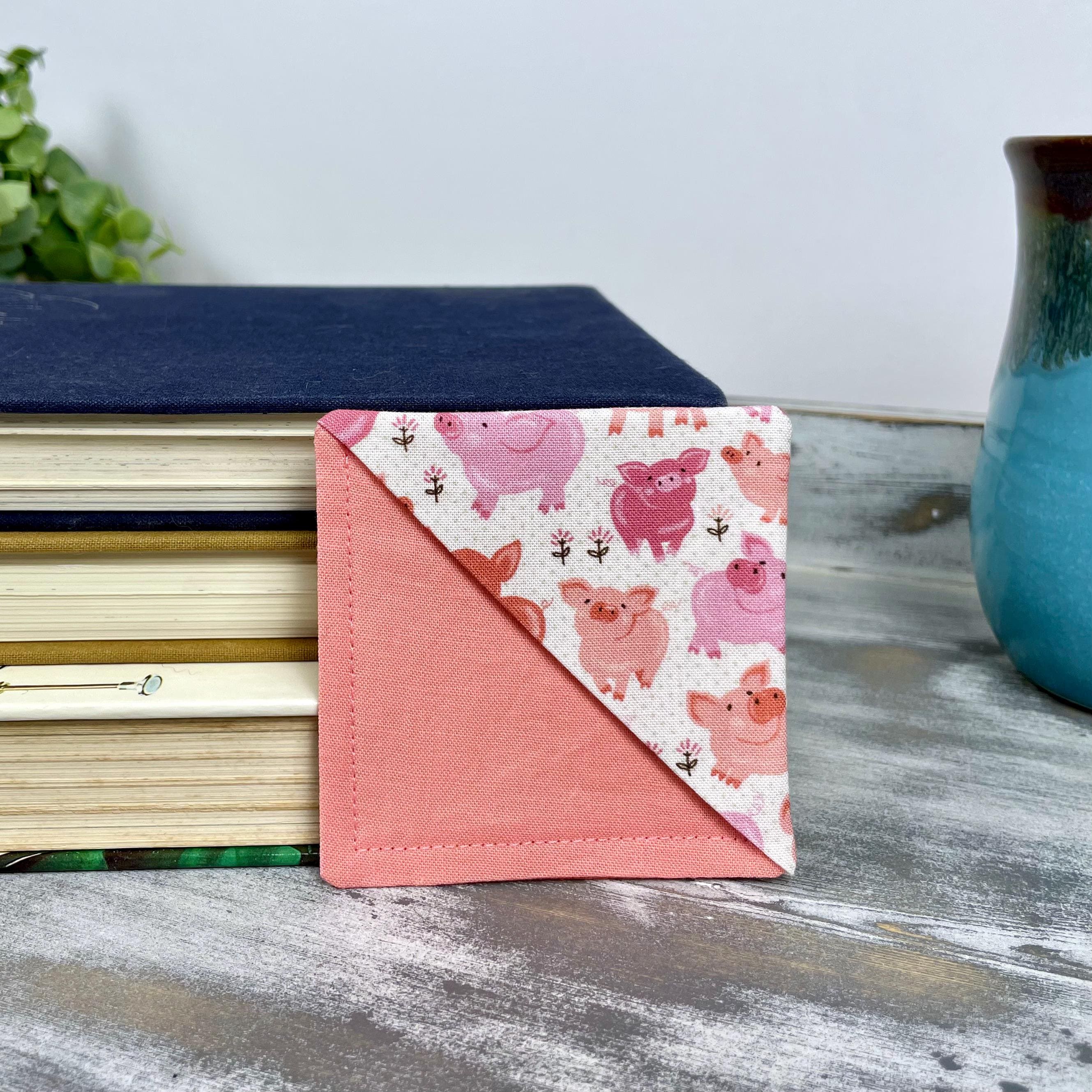 Pig Bookmark for Pig Lovers Makes a Fun Birthday Gift, Secret Santa Gift or Stocking Stuffer