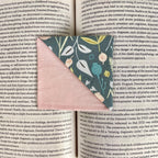 Teal Botanical Bookmark for Garden Lovers Makes a Thoughtful Book Club Exchange Gift