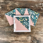 Teal Botanical Bookmark for Garden Lovers Makes a Thoughtful Book Club Exchange Gift