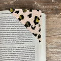 Pink Leopard Bookmark for Leopard Print Lovers Makes a Fun Birthday Gift for Women Who Love Books