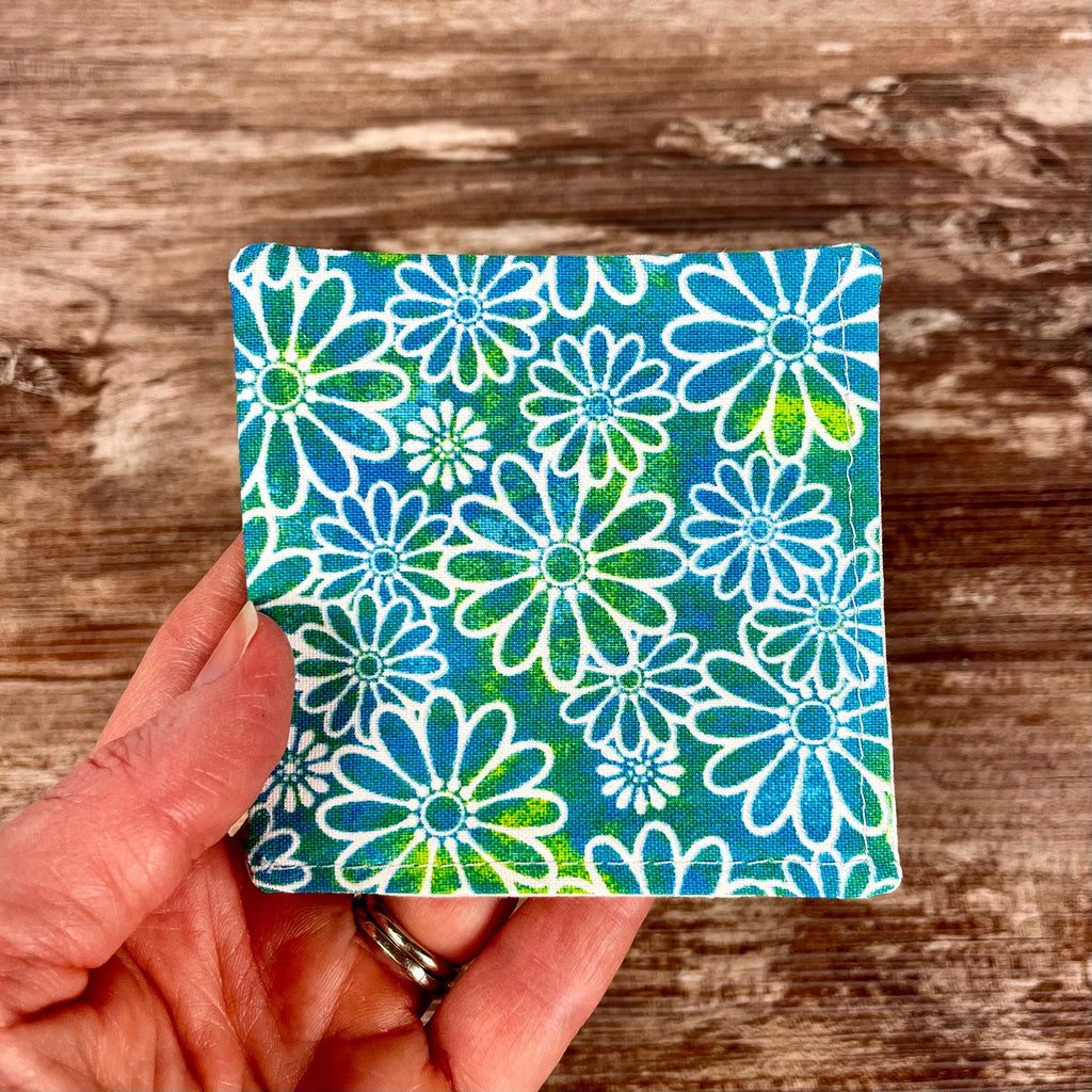 Blue Daisy Bookmark for Flower Lovers Makes a Thoughtful Teacher Appreciation Gift or Book Club Exchange Gift