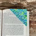 Blue Daisy Bookmark for Flower Lovers Makes a Thoughtful Teacher Appreciation Gift or Book Club Exchange Gift