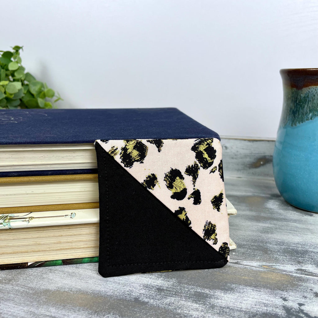 Pink Leopard Bookmark for Leopard Print Lovers Makes a Fun Birthday Gift for Women Who Love Books
