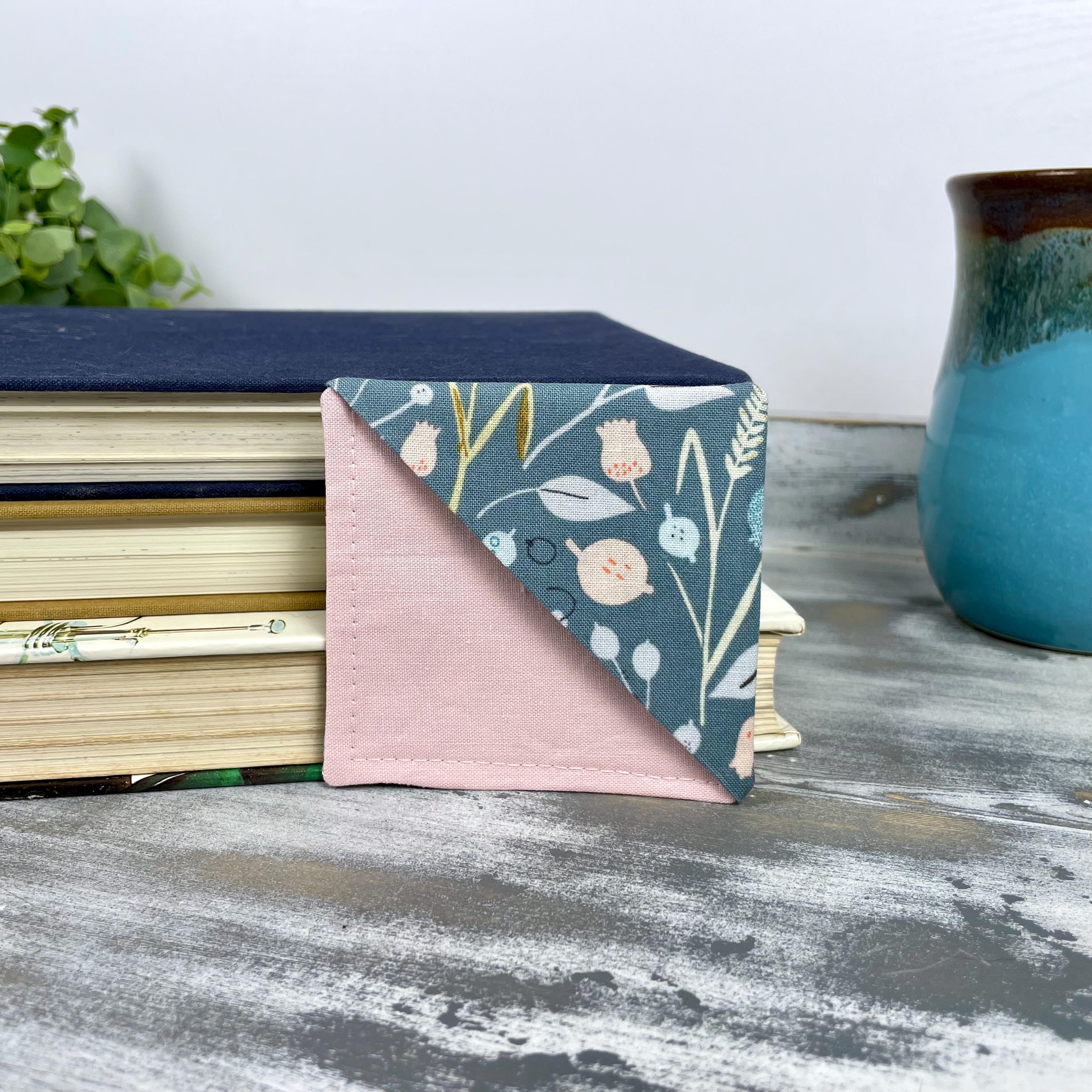 Teal Botanical Bookmark for Garden Lovers Makes a Thoughtful Book Club Exchange Gift