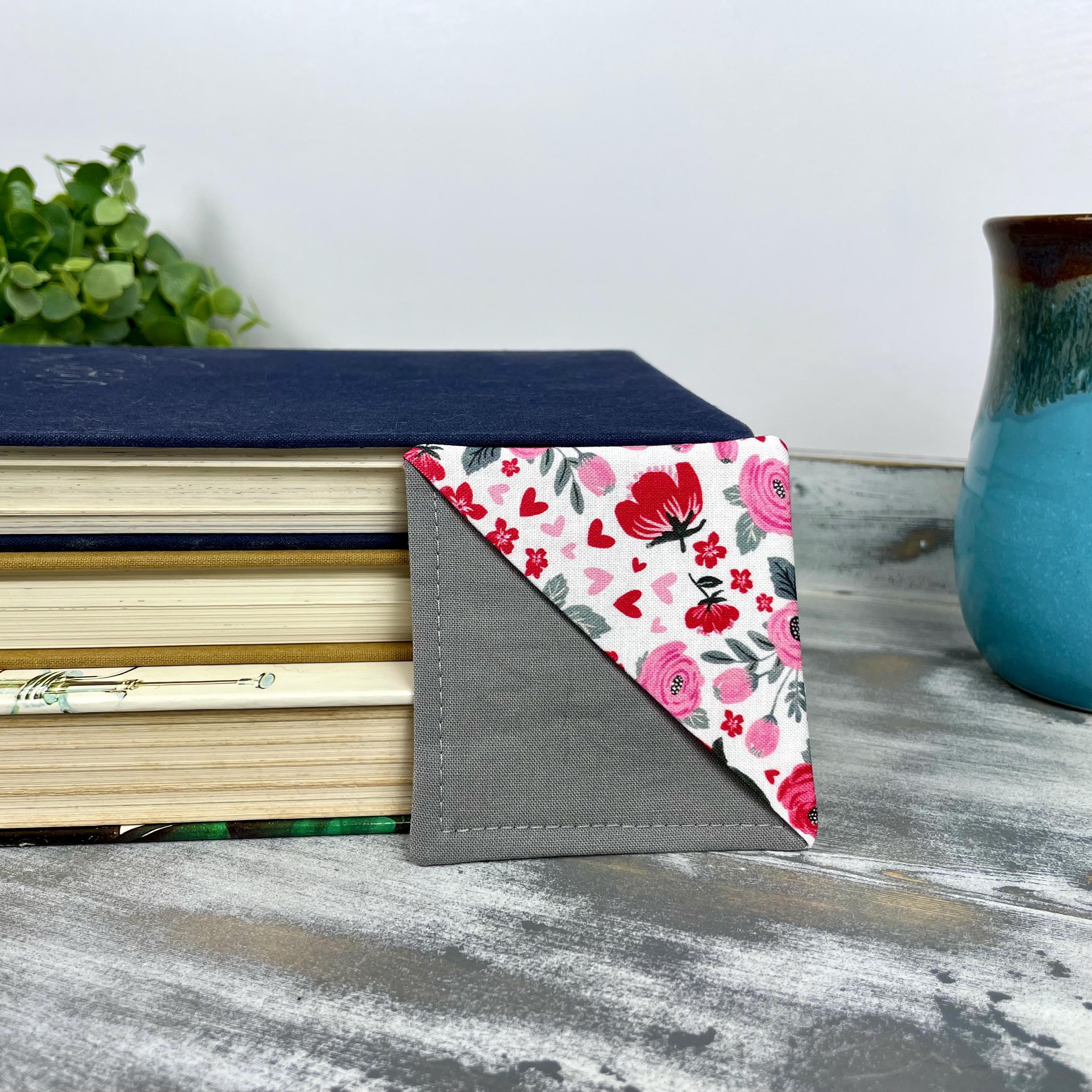 Floral Bookmark | Fabric Bookmark | Book Lover Gift | Valentine Gift | Reader Gift