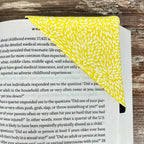 Yellow Floral Bookmark Makes a Thoughtful End of Year Teacher Gift or Thank You Gift for Book Lovers
