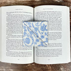 Blue Chinoiserie Bookmark Makes a Thoughtful Gift for Book Lovers, Teachers and Book Club Friends