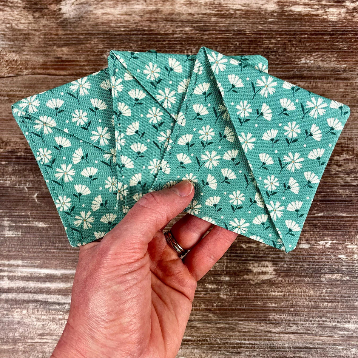 Teal Floral Bookmark Makes a Thoughtful Birthday Gift for Readers, Teachers and Book Club Friends