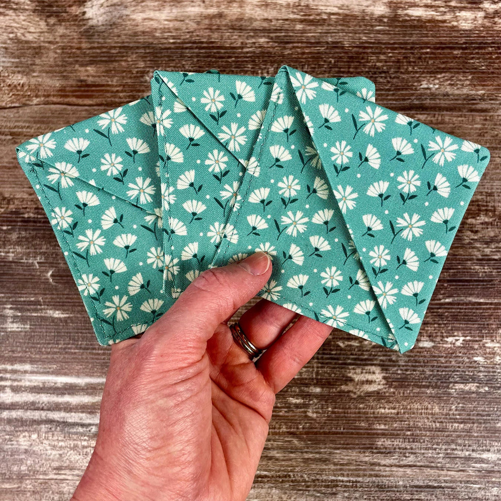 Teal Floral Bookmark Makes a Thoughtful Birthday Gift for Readers, Teachers and Book Club Friends