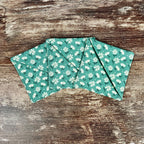 Teal Floral Bookmark Makes a Thoughtful Birthday Gift for Readers, Teachers and Book Club Friends