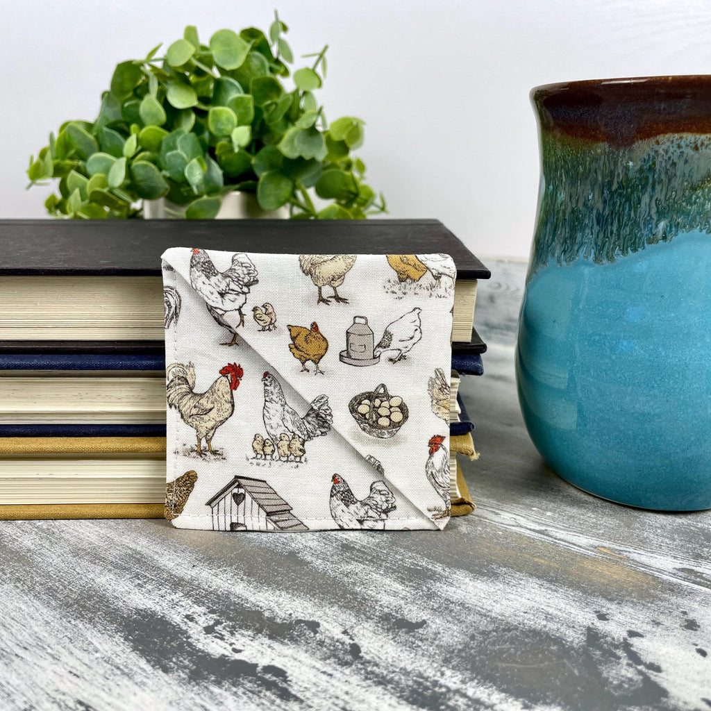 Chicken Bookmark for Chicken Lovers Makes a Farmhouse Gift for Backyard Chicken Keepers and Homesteaders