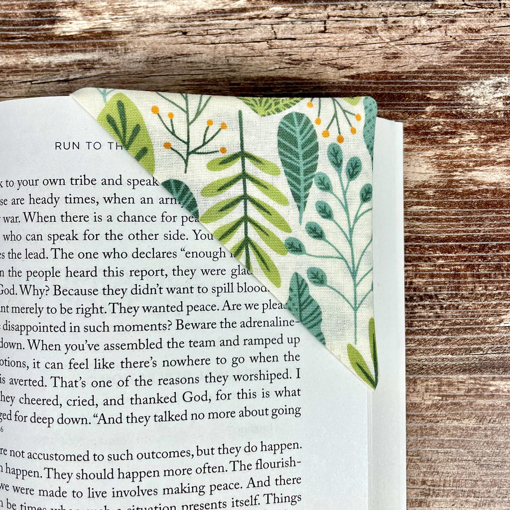 Botanical Bookmark for Plant Lovers Makes a Thoughtful Gardener Gift or Book Club Gift