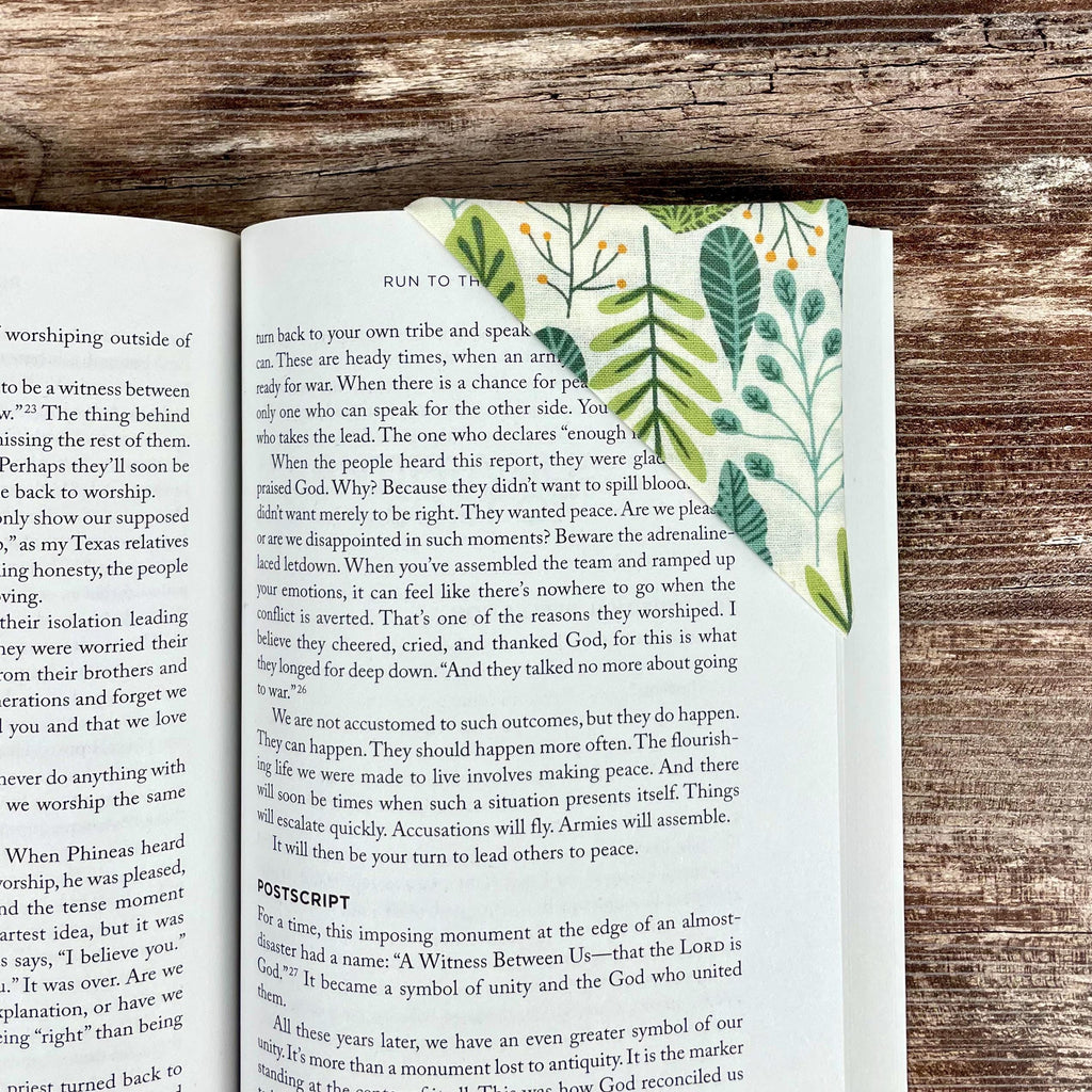 Botanical Bookmark for Plant Lovers Makes a Thoughtful Gardener Gift or Book Club Gift