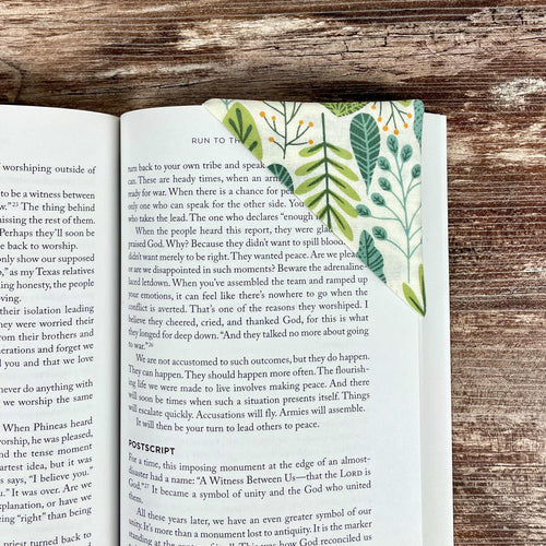 Botanical Bookmark for Plant Lovers Makes a Thoughtful Gardener Gift or Book Club Gift