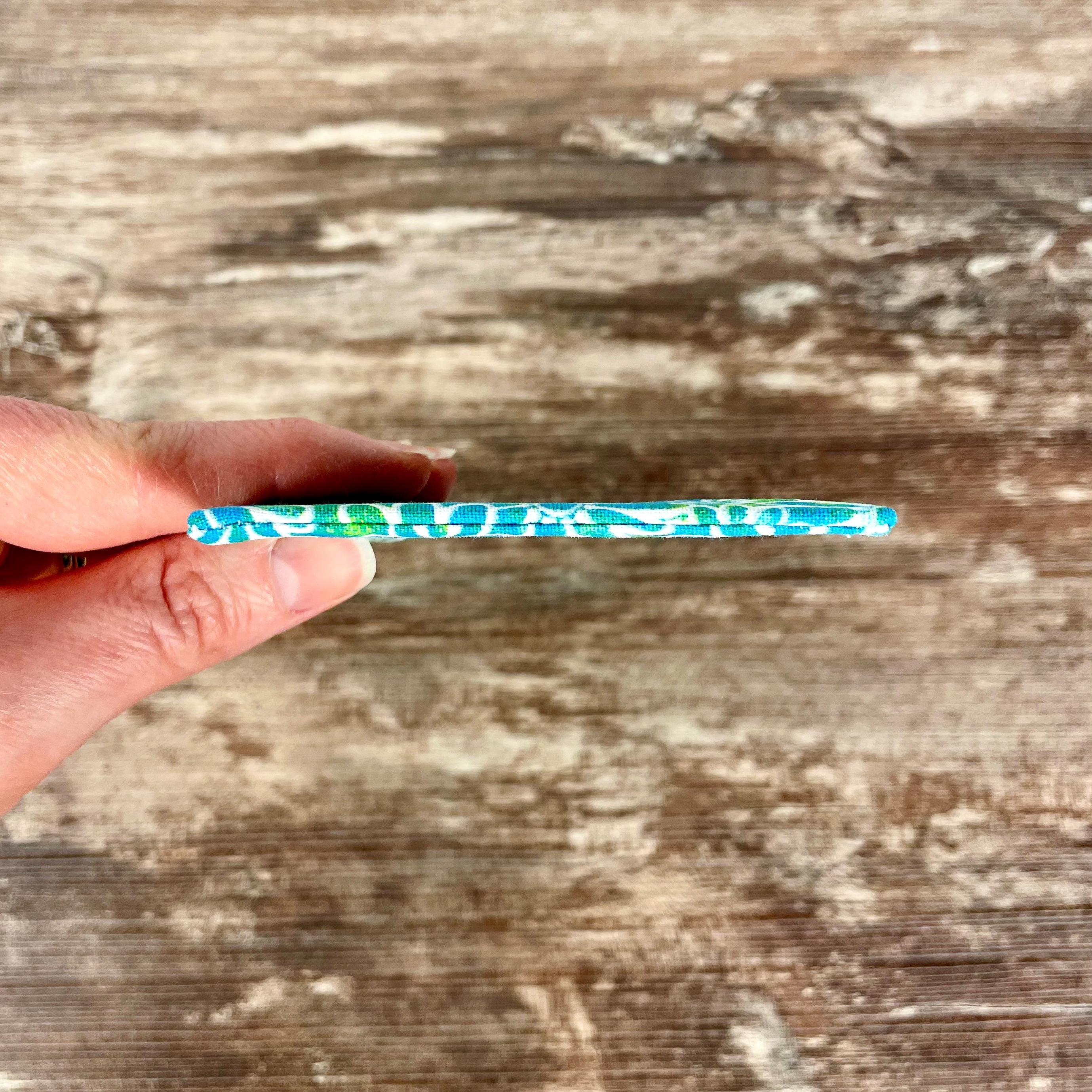 Blue Daisy Bookmark for Flower Lovers Makes a Thoughtful Teacher Appreciation Gift or Book Club Exchange Gift