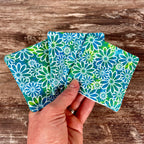 Blue Daisy Bookmark for Flower Lovers Makes a Thoughtful Teacher Appreciation Gift or Book Club Exchange Gift