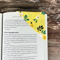 Yellow Floral Bookmark for Flower Lovers Makes a Thoughtful Gardener Gift or Teacher Thank You Gift