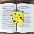 Yellow Floral Bookmark for Flower Lovers Makes a Thoughtful Gardener Gift or Teacher Thank You Gift