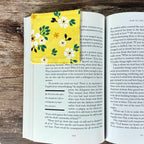 Yellow Floral Bookmark for Flower Lovers Makes a Thoughtful Gardener Gift or Teacher Thank You Gift