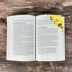 Yellow Floral Bookmark for Flower Lovers Makes a Thoughtful Gardener Gift or Teacher Thank You Gift