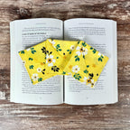 Yellow Floral Bookmark for Flower Lovers Makes a Thoughtful Gardener Gift or Teacher Thank You Gift