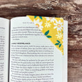 Yellow Daisy Bookmark for Book Lovers Makes a Thoughtful Birthday Gift for Readers or Teachers