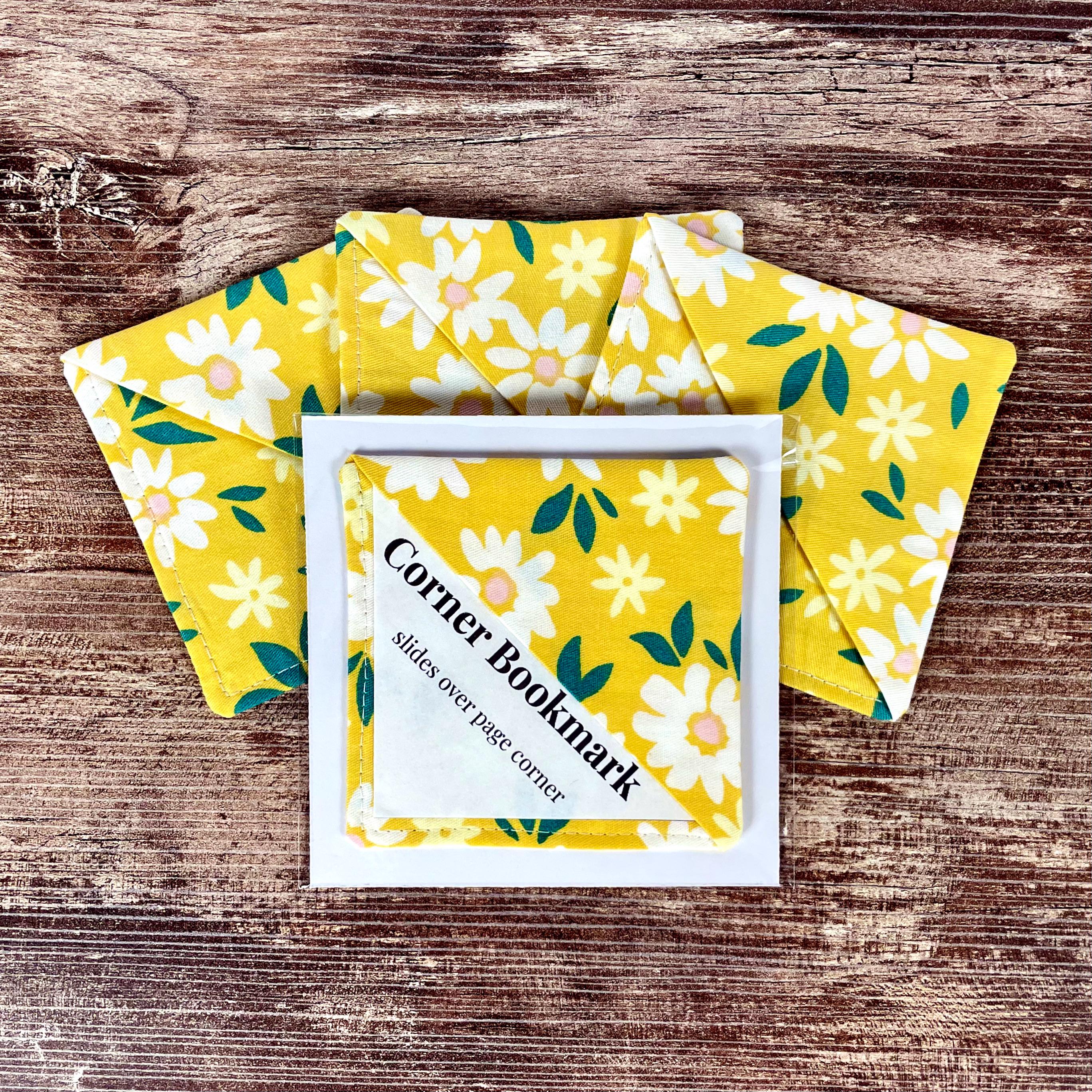 Yellow Daisy Bookmark for Book Lovers Makes a Thoughtful Birthday Gift for Readers or Teachers