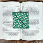 Teal Floral Bookmark Makes a Thoughtful Birthday Gift for Readers, Teachers and Book Club Friends