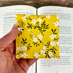 Yellow Floral Bookmark for Flower Lovers Makes a Thoughtful Book Lover Gift or End of Year Teacher Gift