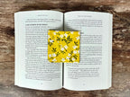 Yellow Floral Bookmark for Flower Lovers Makes a Thoughtful Book Lover Gift or End of Year Teacher Gift