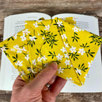 Yellow Floral Bookmark for Flower Lovers Makes a Thoughtful Book Lover Gift or End of Year Teacher Gift