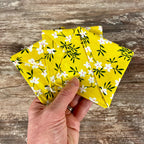Yellow Floral Bookmark for Flower Lovers Makes a Thoughtful Book Lover Gift or End of Year Teacher Gift