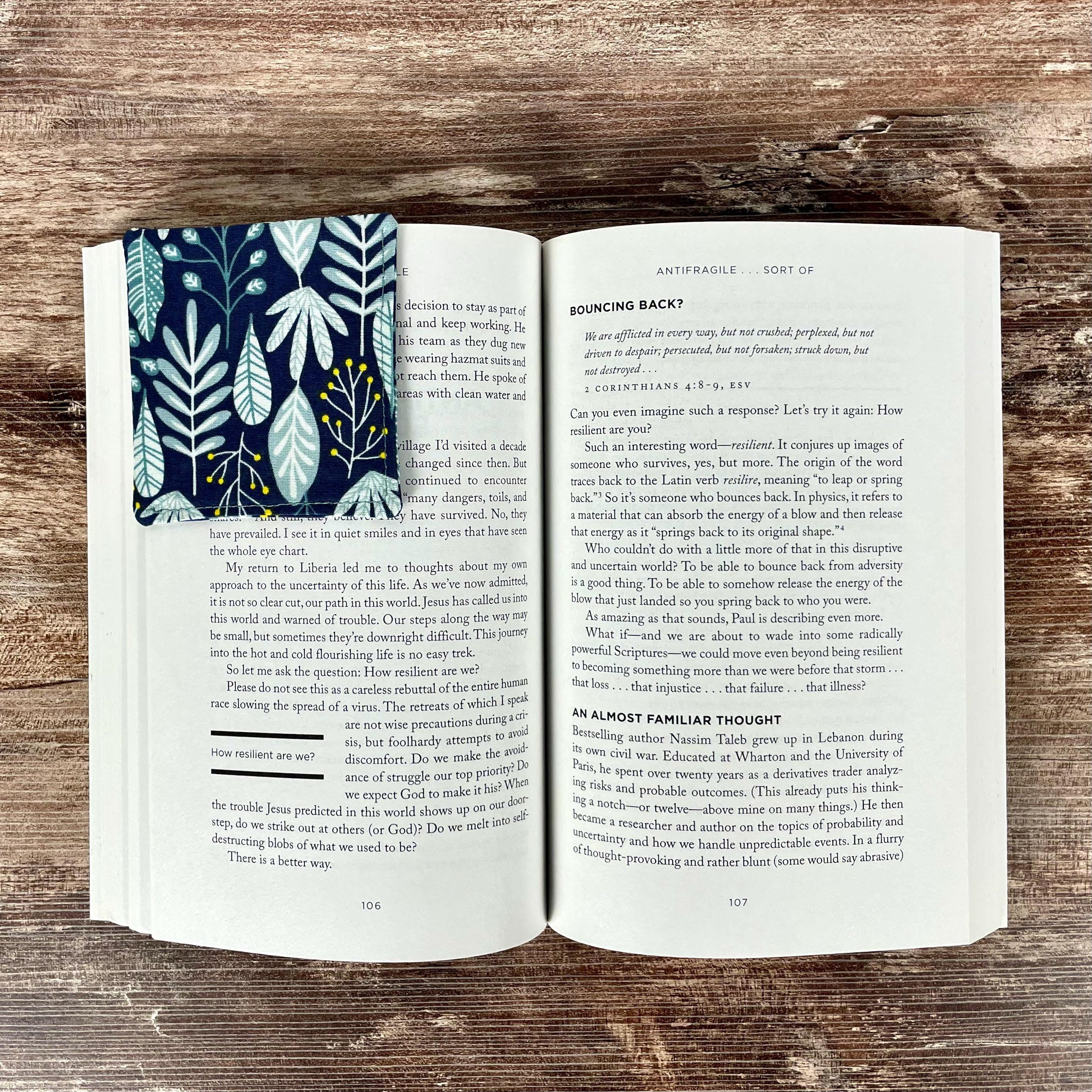 Botanical Bookmark for Nature Lovers Makes a Thoughtful Book Lover Gift or Teacher Thank You Gift