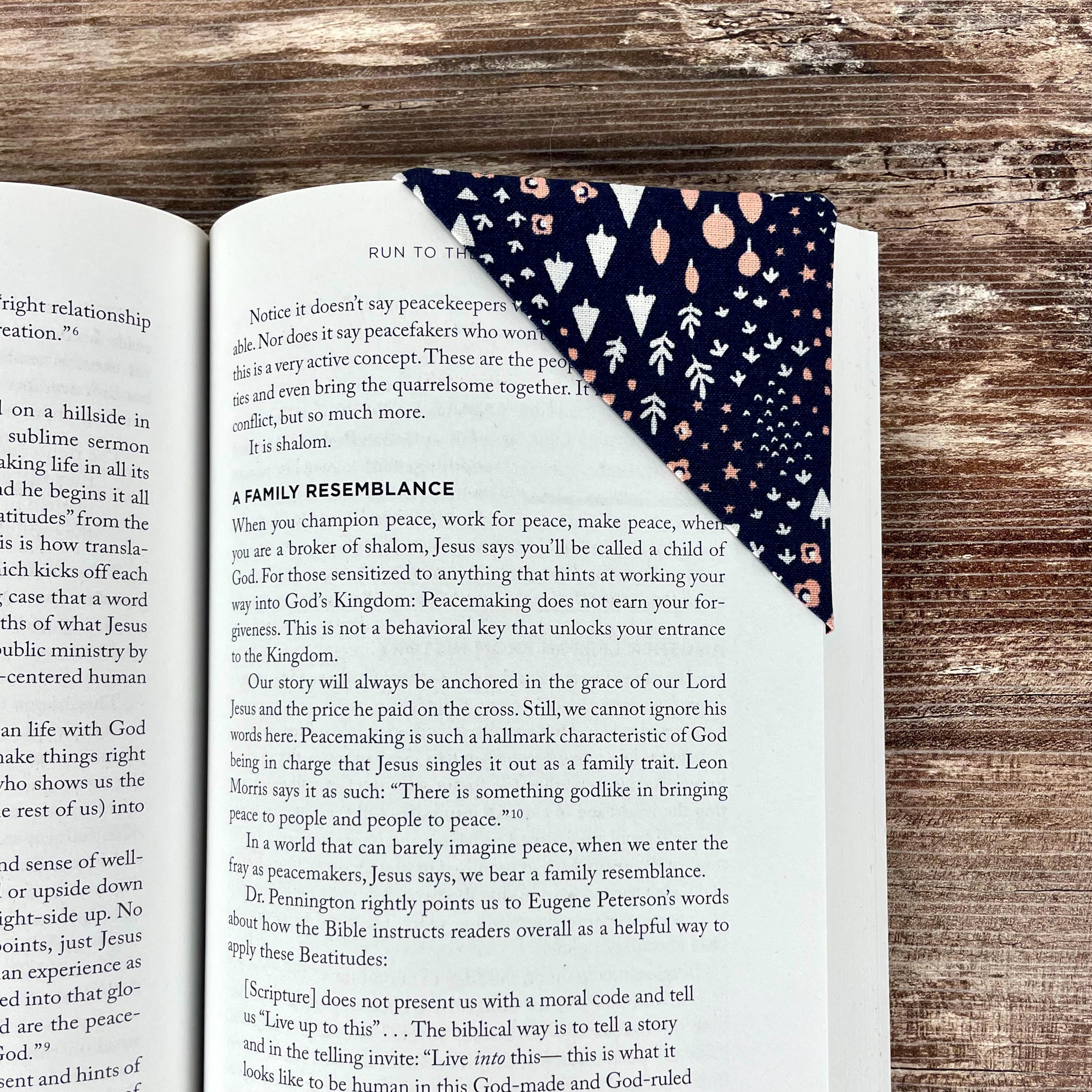 Woodland Bookmark for Nature Lovers Makes a Thoughtful Book Lover Gift or Reader Stocking Stuffer