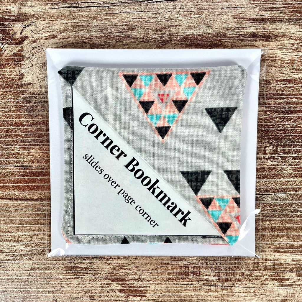 Modern Geometric Bookmark for Book Lovers Makes a Stylish Teacher Gift or Reading Accessory