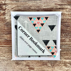 Modern Geometric Bookmark for Book Lovers Makes a Stylish Teacher Gift or Reading Accessory