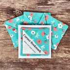 Turquoise Floral Bookmark for Book Lovers Makes a Thoughtful Teacher Appreciation Gift or Gift for Readers