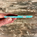 Turquoise Floral Bookmark for Book Lovers Makes a Thoughtful Teacher Appreciation Gift or Gift for Readers